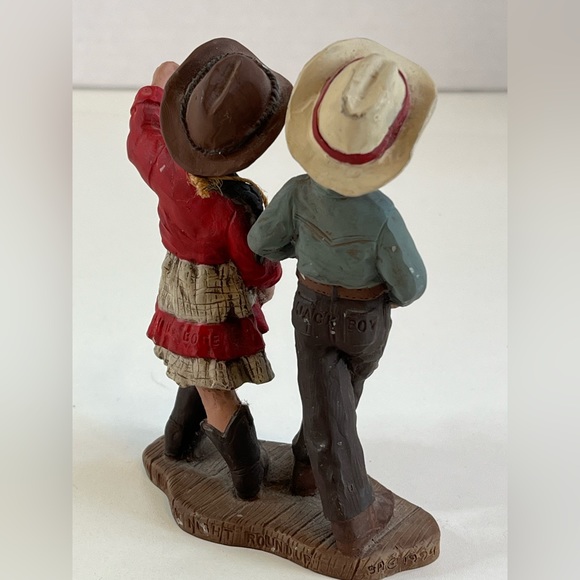 Sarah’s Attic Figurine Sally Booba and Jack Boy Saturday Night Roundup 1994 - Picture 2 of 16